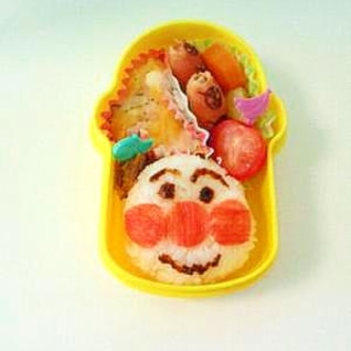 ☆キャラ弁☆　5分でできる！アンパンマンおにぎり